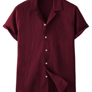 TAGDO Men's Regular Fit Casual Shirt